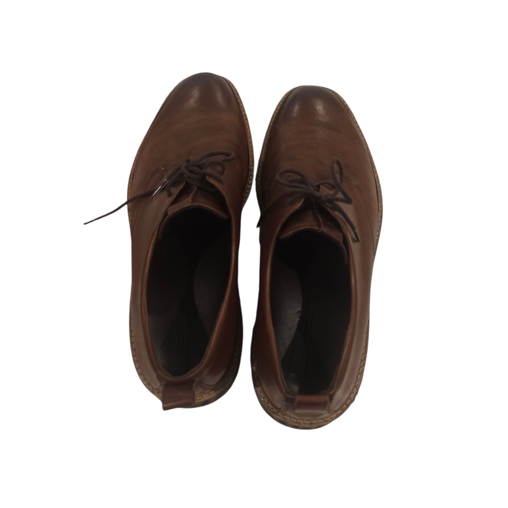 ECCO st.1 hybrid Men's Leather Derby Shoes 13 Church Work Dress Shoes - Picture 14 of 16